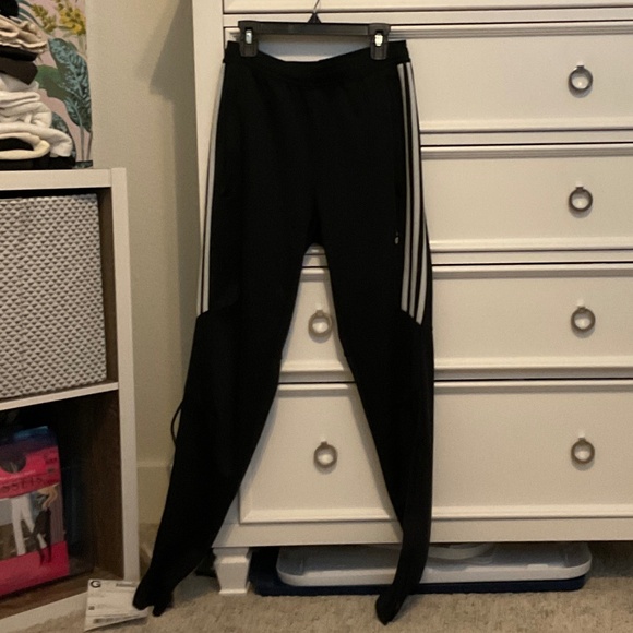 #0451 Black Pants Size S Brand Adidas - Picture 1 of 3